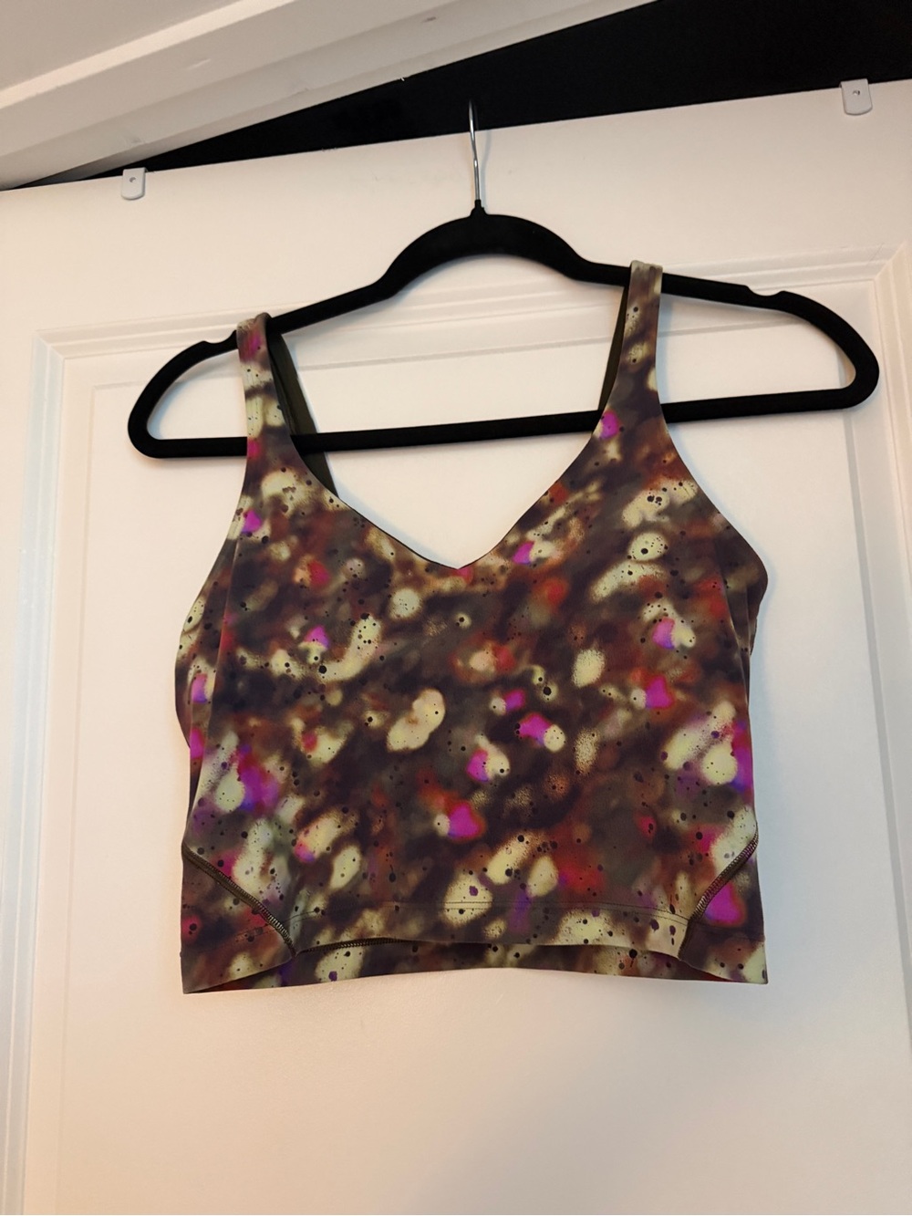 Lululemon Align Tank Top Soft Focus Splatter Green Sz 6